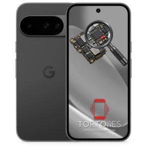 Google Pixel 10 z symbolem diagnostyki - diagnoza telefonu
