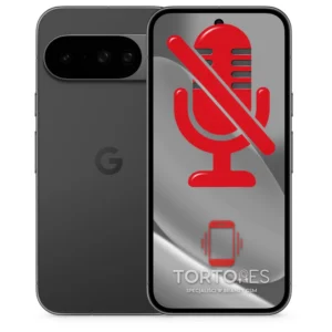 Google Pixel 10 z symbolem mikrofonu - naprawa mikrofonu