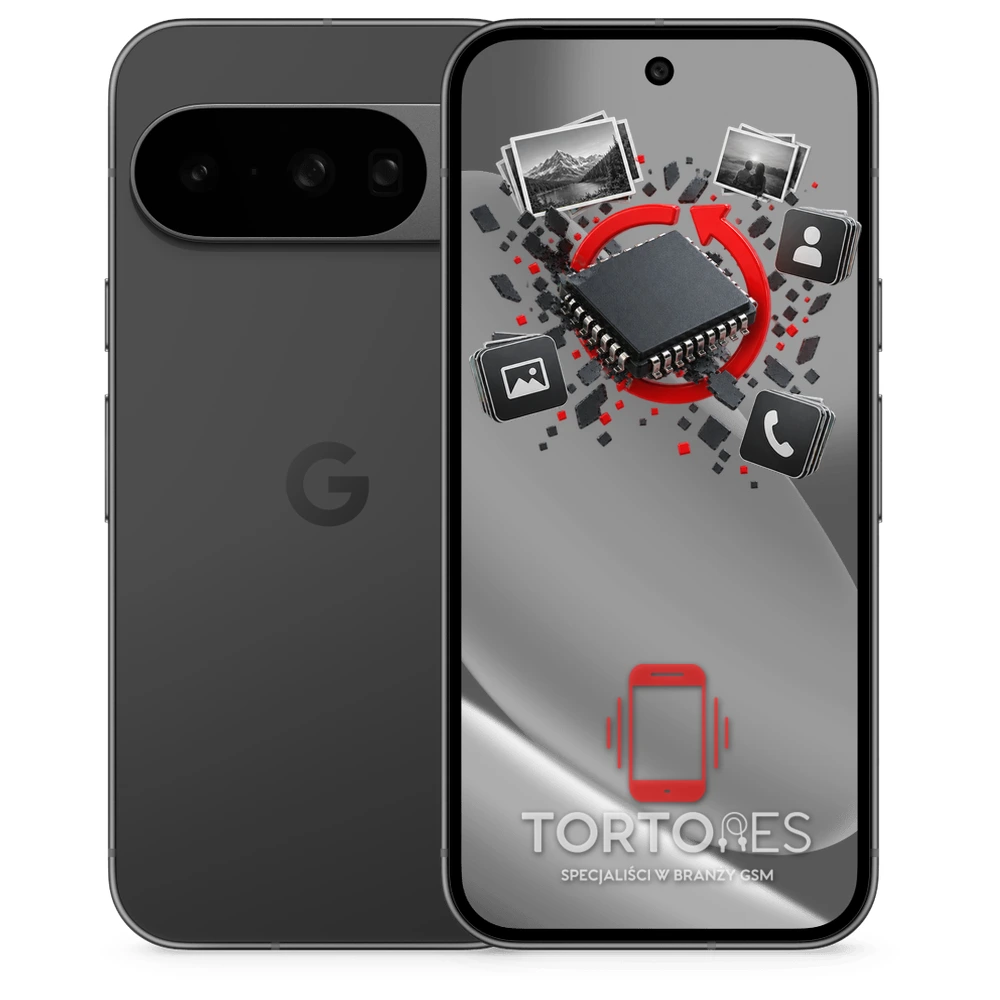 Google Pixel 10 z ilustracją odzyskiwania danych - odzyskiwanie danych