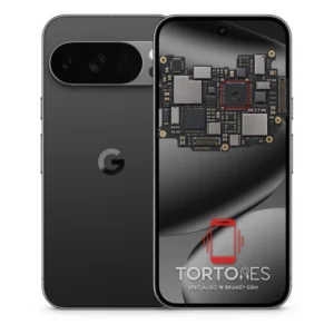 Google Pixel 10 Pro z ilustracją płyty głównej - naprawa płyty głównej