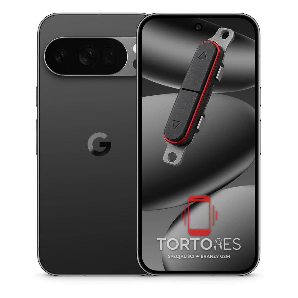 Google Pixel 10 Pro z symbolem przycisków - naprawa przycisków włączania i głośności
