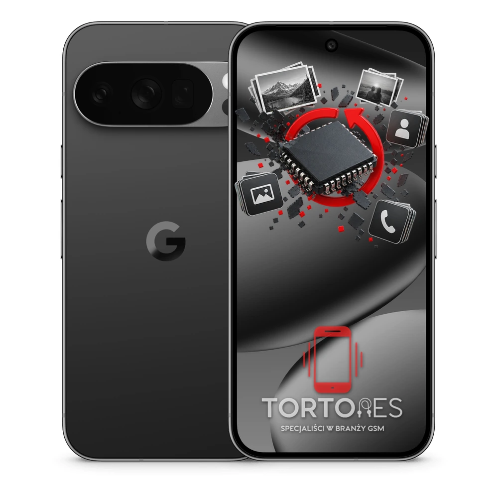 Google Pixel 10 Pro z ilustracją odzyskiwania danych - odzyskiwanie danych
