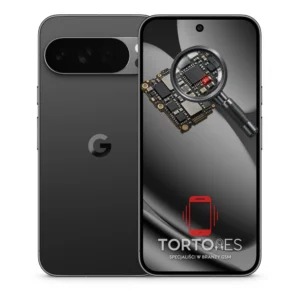 Google Pixel 10 Pro XL z symbolem diagnostyki - diagnoza telefonu