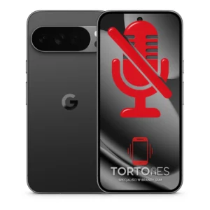 Google Pixel 10 Pro XL z symbolem mikrofonu - naprawa mikrofonu