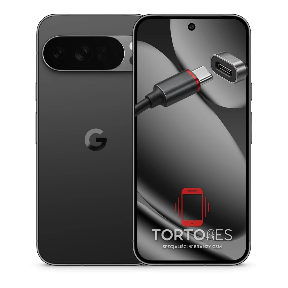 Google Pixel 10 Pro XL z ilustracją złącza ładowania - naprawa złącza ładowania