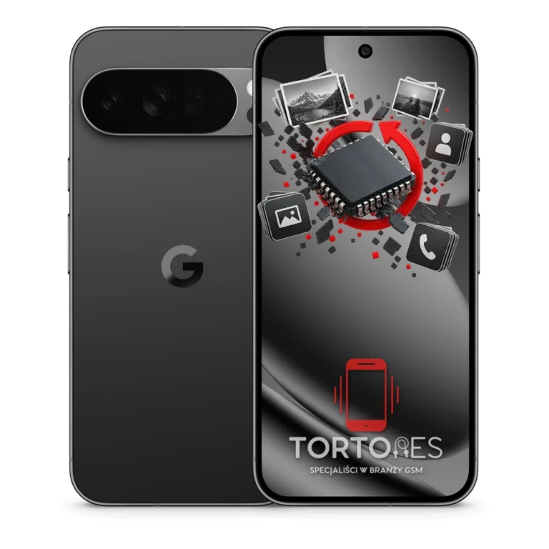 Google Pixel 10 Pro XL z ilustracją odzyskiwania danych - odzyskiwanie danych