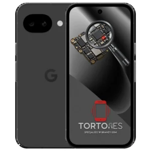 Google Pixel 10a z symbolem diagnostyki - diagnoza telefonu