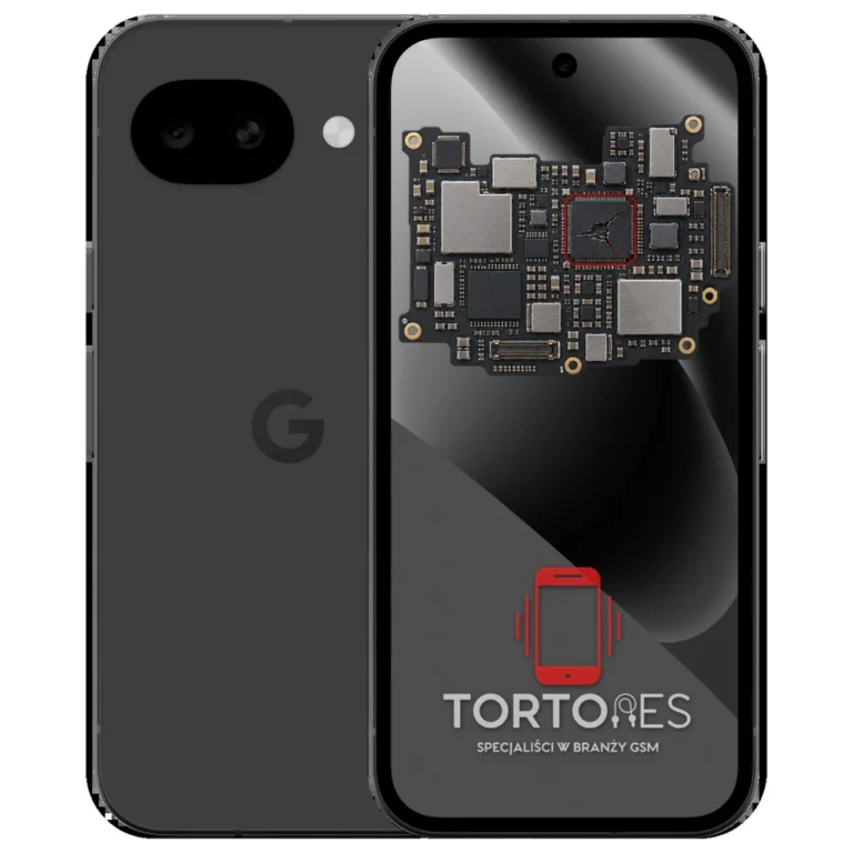 Google Pixel 10a z ilustracją płyty głównej - naprawa płyty głównej