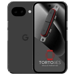 Google Pixel 10a z symbolem przycisków - naprawa przycisków włączania i głośności