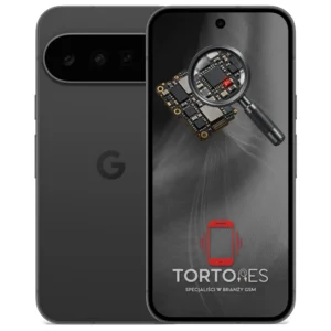 Google Pixel 11 z symbolem diagnostyki - diagnoza telefonu