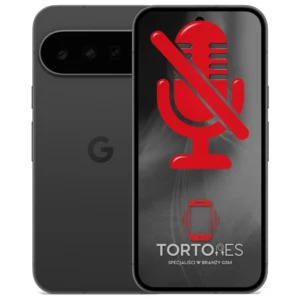 Google Pixel 11 z symbolem mikrofonu - naprawa mikrofonu