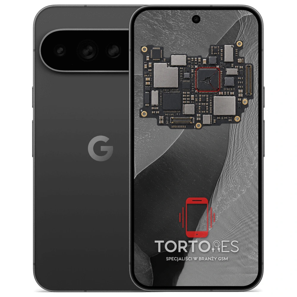 Google Pixel 11 Pro XL z ilustracją płyty głównej - naprawa płyty głównej