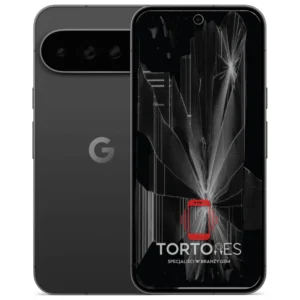 Google Pixel 11 Pro XL z ilustracją pękniętego wyświetlacza - wymiana zbitego wyświetlacza