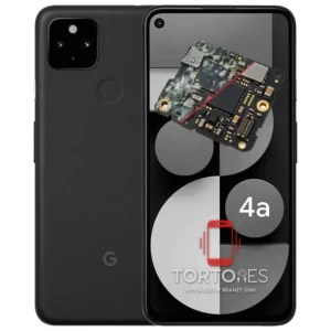 Google Pixel 4a 5G z ilustracją zalania - czyszczenie po zalaniu