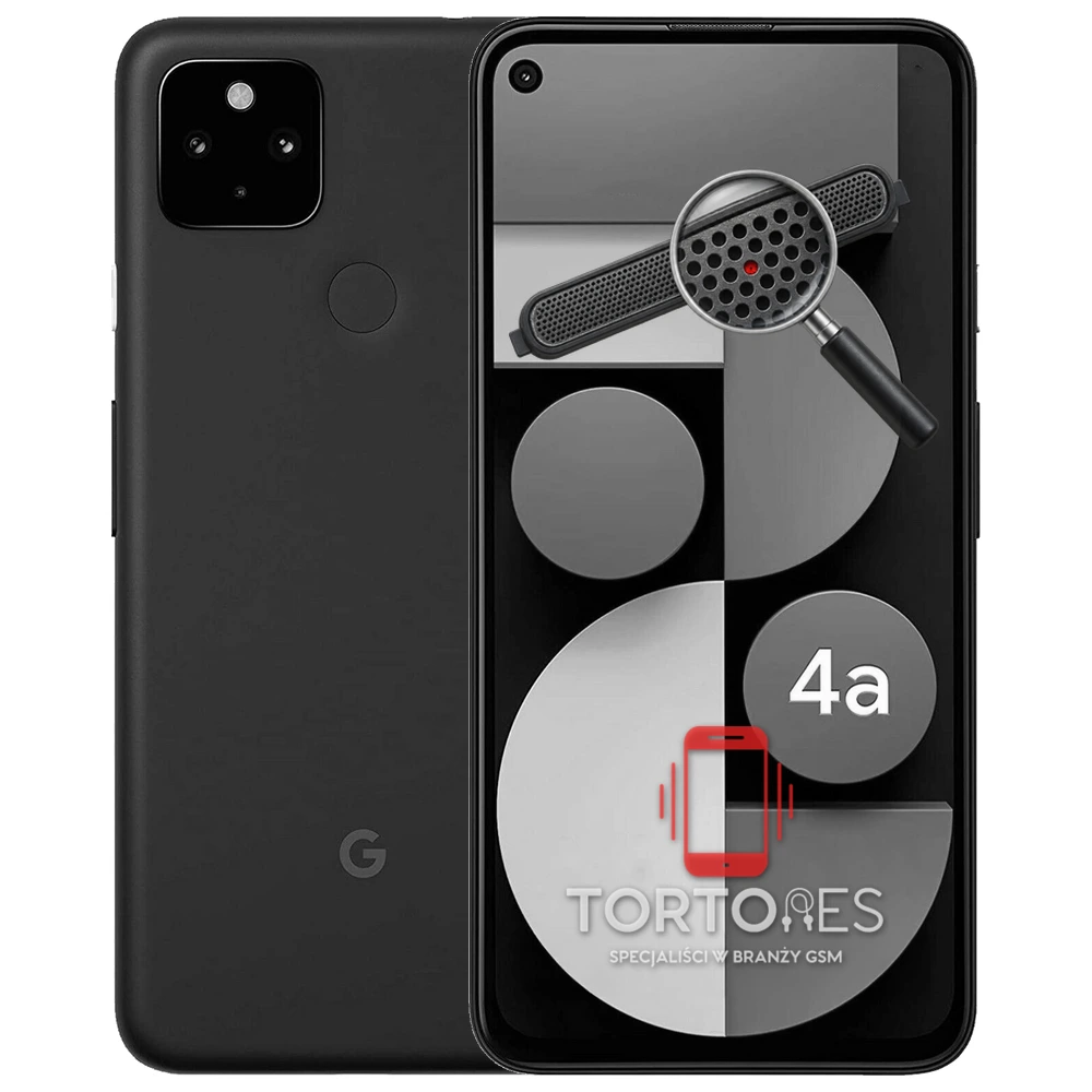 Google Pixel 4a 5G z symbolem głośnika rozmów - wymiana głośnika rozmów