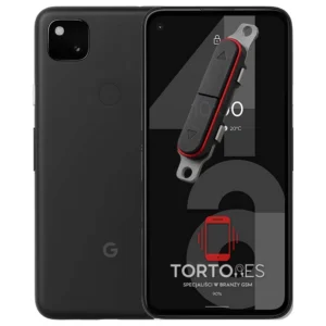 Google Pixel 4a z symbolem przycisków - naprawa przycisków włączania i głośności