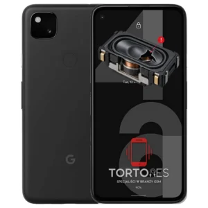 Google Pixel 4a z symbolem głośnika multimedialnego - wymiana głośnika multimedialnego