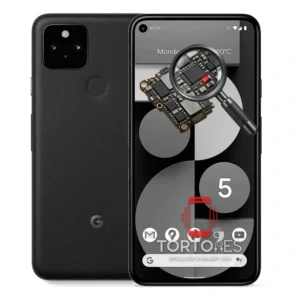Google Pixel 5 z symbolem diagnostyki - diagnoza telefonu