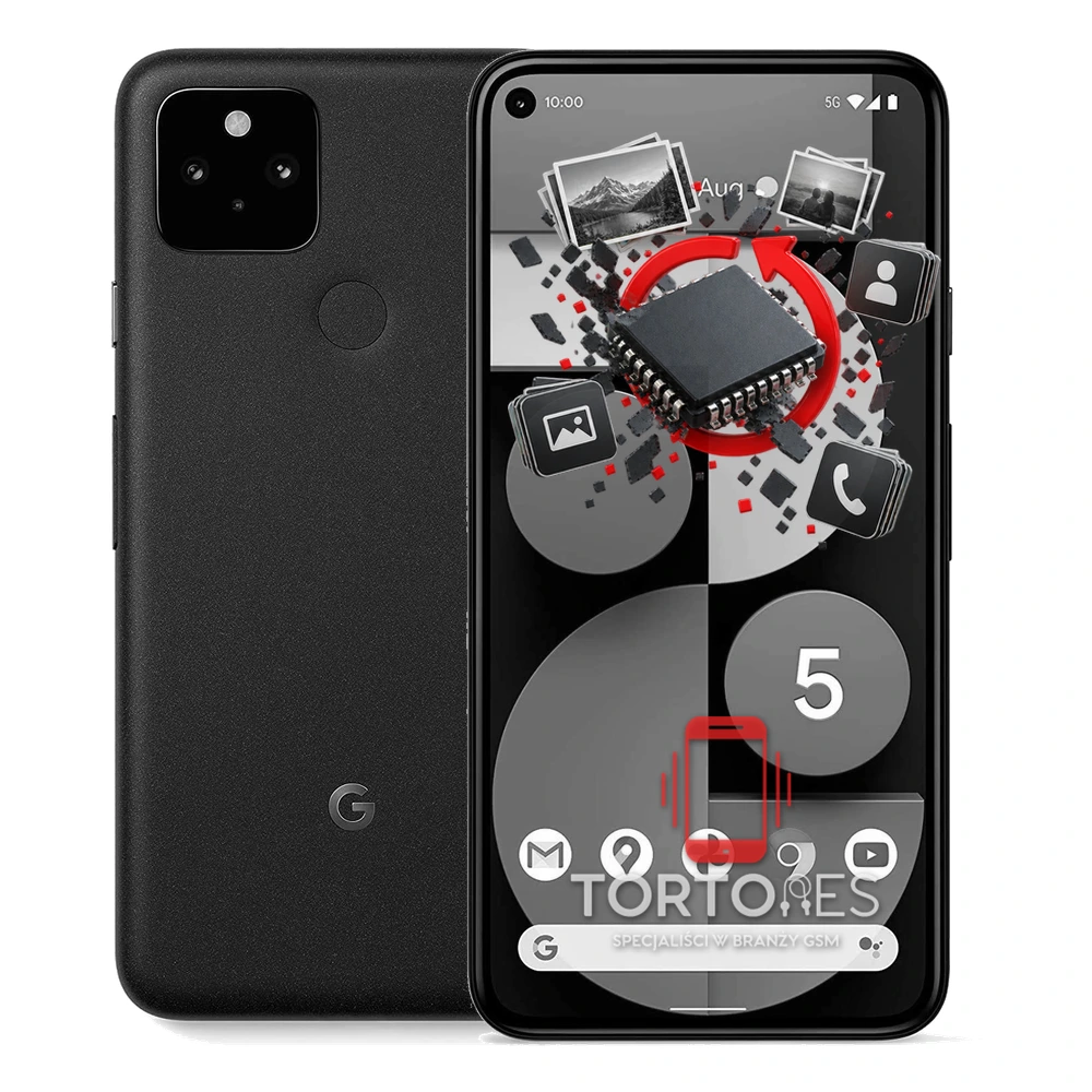Google Pixel 5 z ilustracją odzyskiwania danych - odzyskiwanie danych