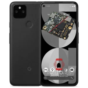 Google Pixel 5a 5G z ilustracją zalania - czyszczenie po zalaniu