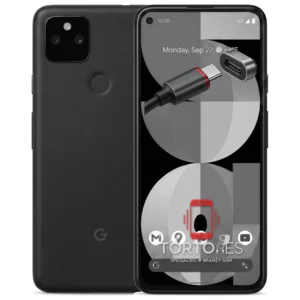 Google Pixel 5a 5G z ilustracją złącza ładowania - naprawa złącza ładowania