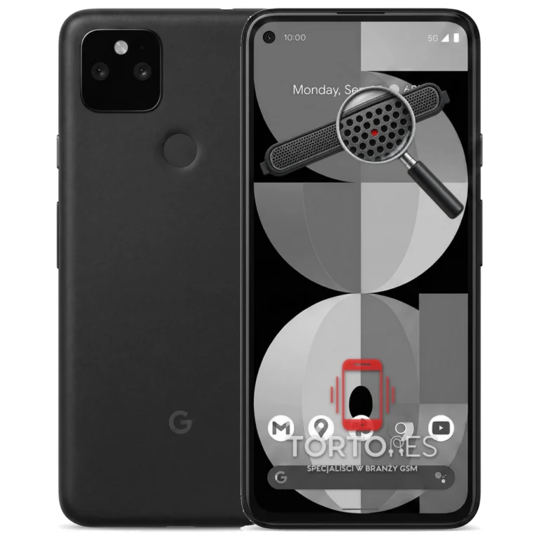 Google Pixel 5a 5G z symbolem głośnika rozmów - wymiana głośnika rozmów