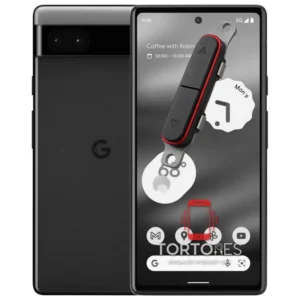 Google Pixel 6a z symbolem przycisków - naprawa przycisków włączania i głośności