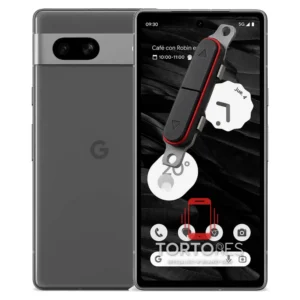 Google Pixel 7a z symbolem przycisków - naprawa przycisków włączania i głośności