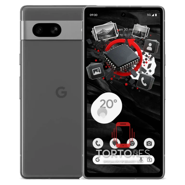 Google Pixel 7a z ilustracją odzyskiwania danych - odzyskiwanie danych