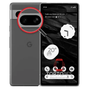 Google Pixel 7a z lupą na tylnych aparatach - wymiana tylnej kamery