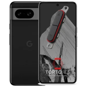Google Pixel 8 z symbolem przycisków - naprawa przycisków włączania i głośności