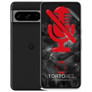 Google Pixel 8 Pro z symbolem mikrofonu - naprawa mikrofonu