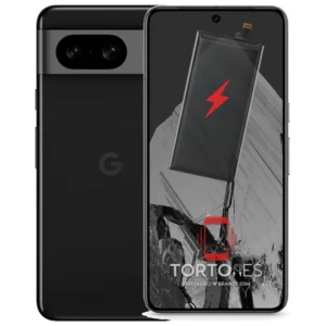 Google Pixel 8 z ilustracją baterii - wymiana baterii