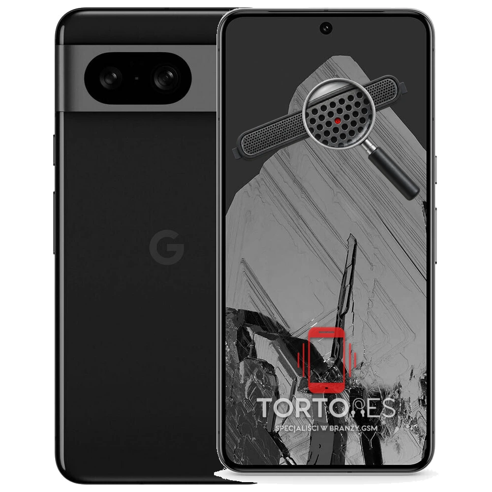 Google Pixel 8 z symbolem głośnika rozmów - wymiana głośnika rozmów