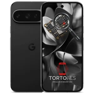 Google Pixel 9 Pro z symbolem diagnostyki - diagnoza telefonu