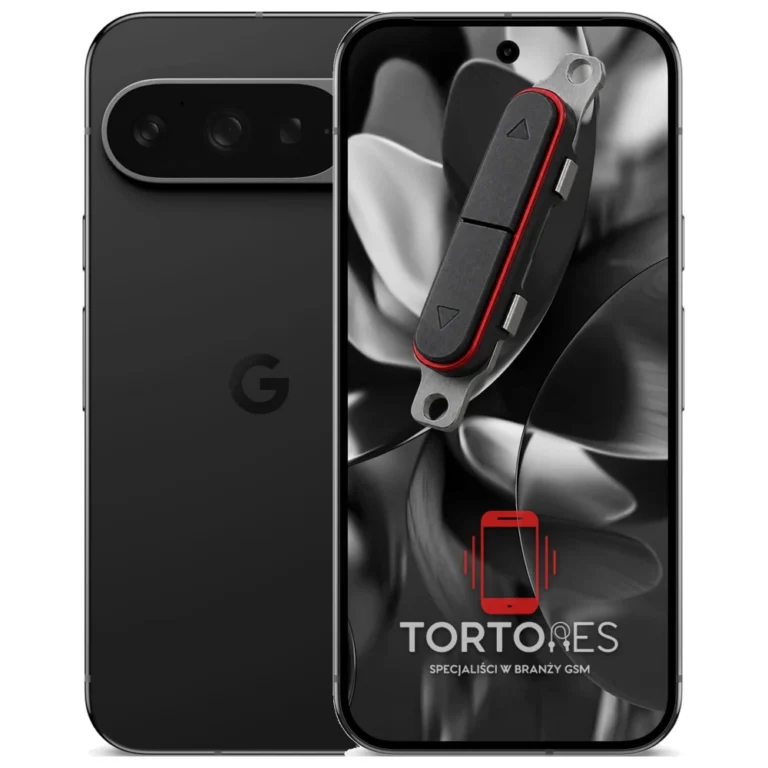 Google Pixel 9 Pro z symbolem przycisków - naprawa przycisków włączania i głośności