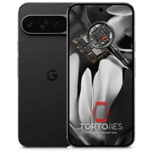 Google Pixel 9 Pro XL z symbolem diagnostyki - diagnoza telefonu
