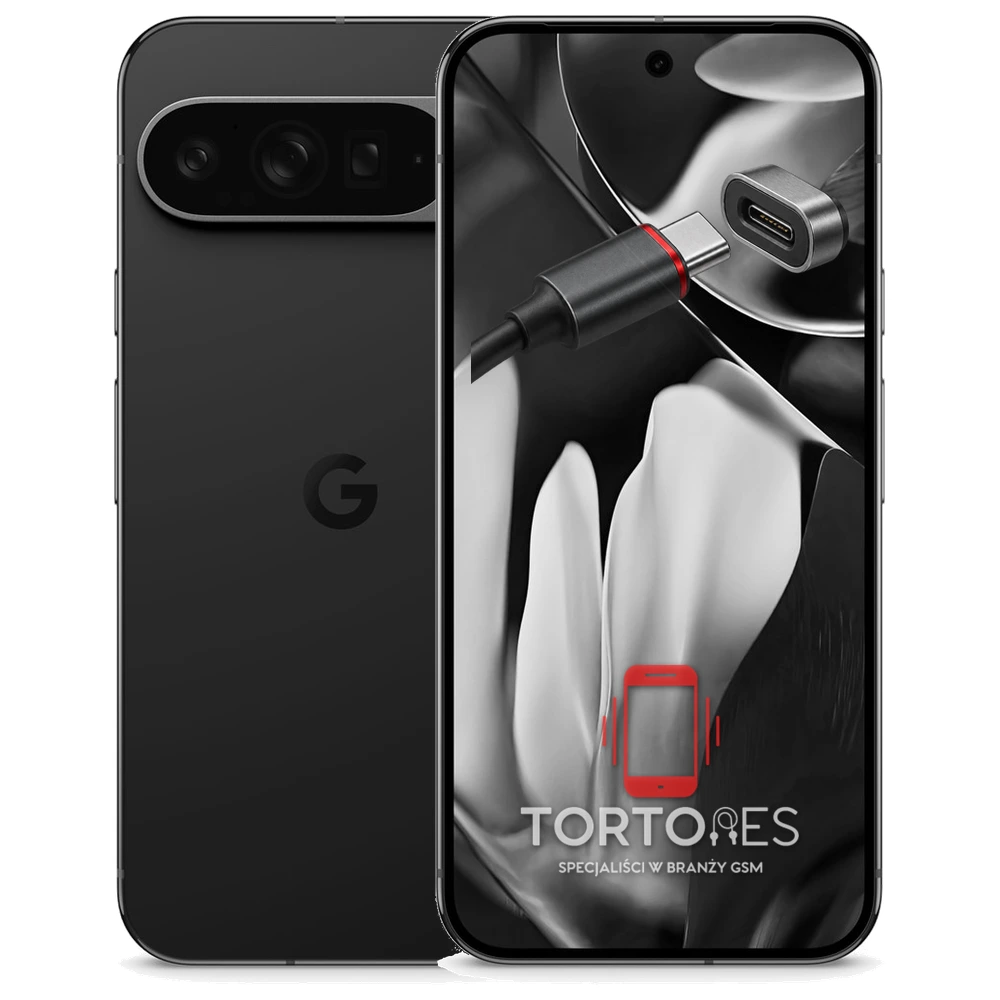 Google Pixel 9 Pro XL z ilustracją złącza ładowania - naprawa złącza ładowania