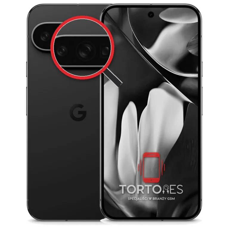 Google Pixel 9 Pro XL z lupą na tylnych aparatach - wymiana tylnej kamery