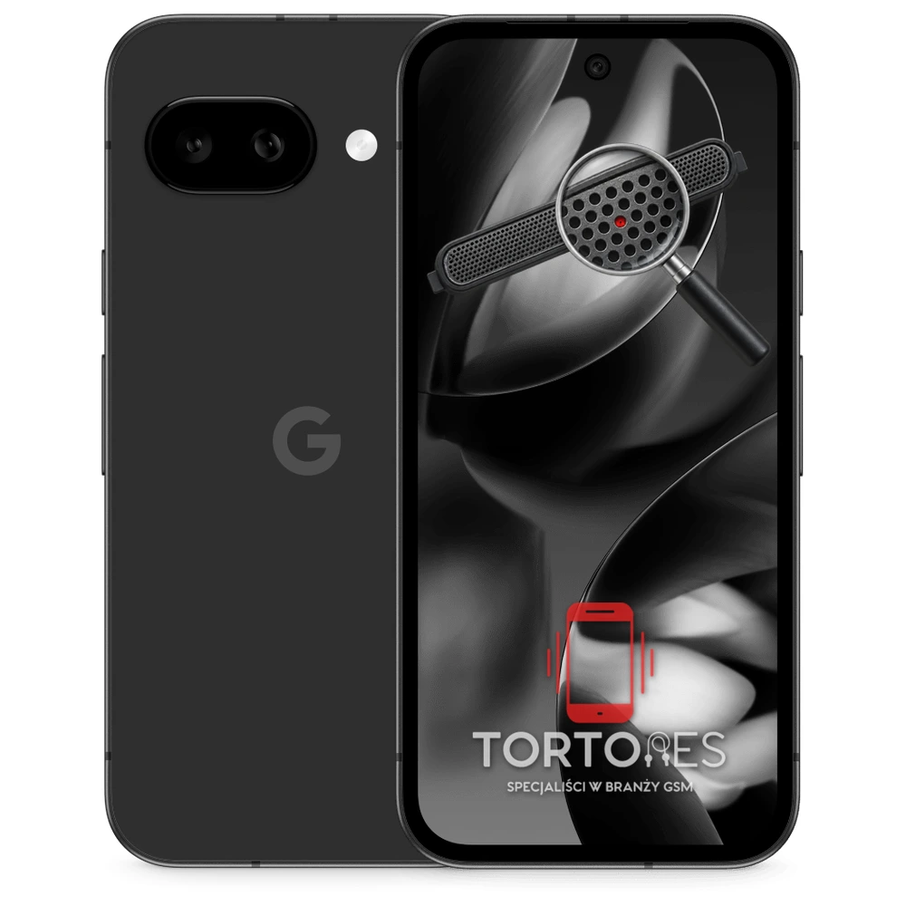 Google Pixel 9a z symbolem głośnika rozmów - wymiana głośnika rozmów