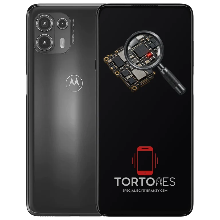Motorola Edge 20 Lite z symbolem diagnostyki - diagnoza telefonu