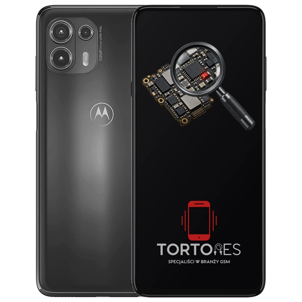 Motorola Edge 20 Lite z symbolem diagnostyki - diagnoza telefonu