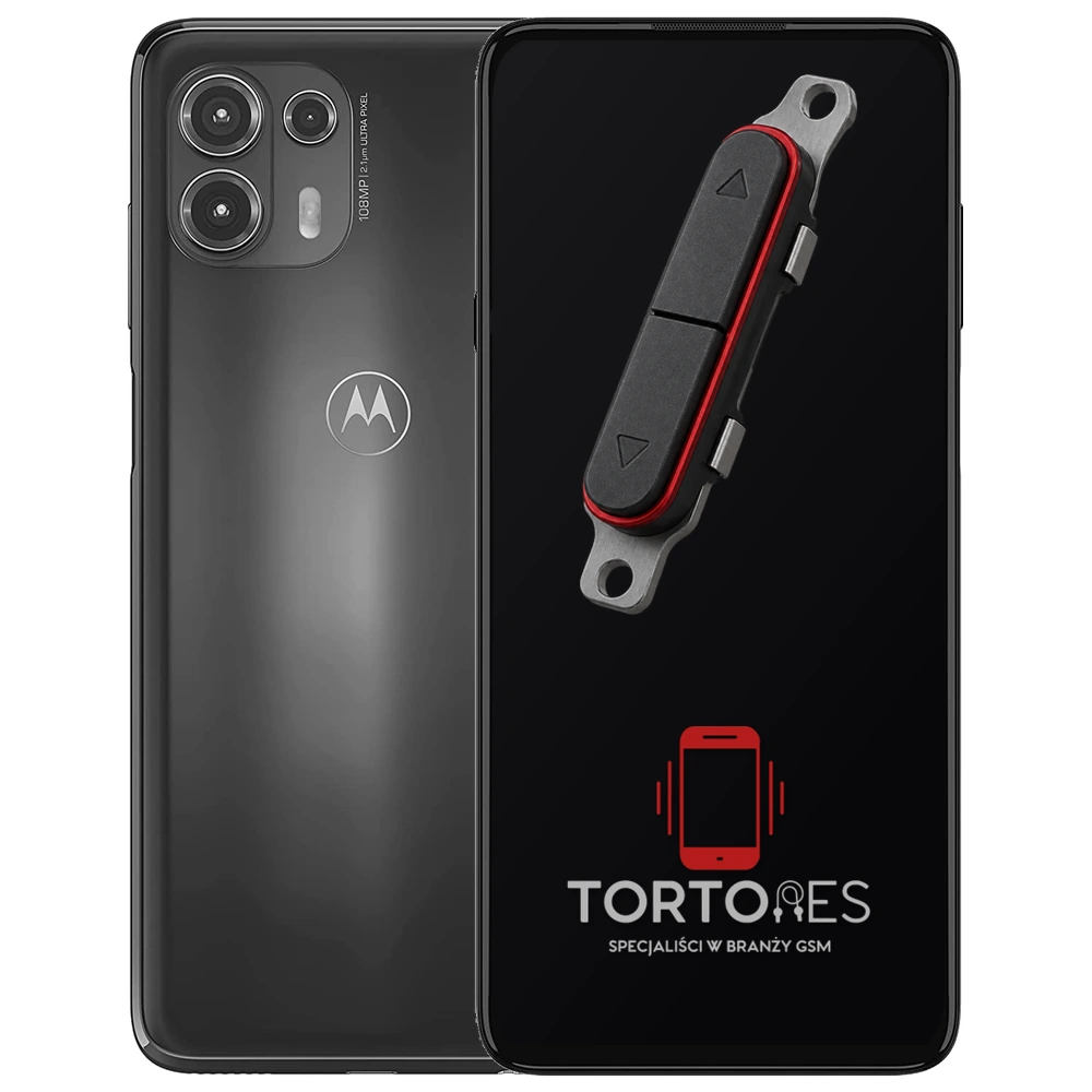 Motorola Edge 20 Lite z symbolem przycisków - naprawa przycisków włączania i głośności