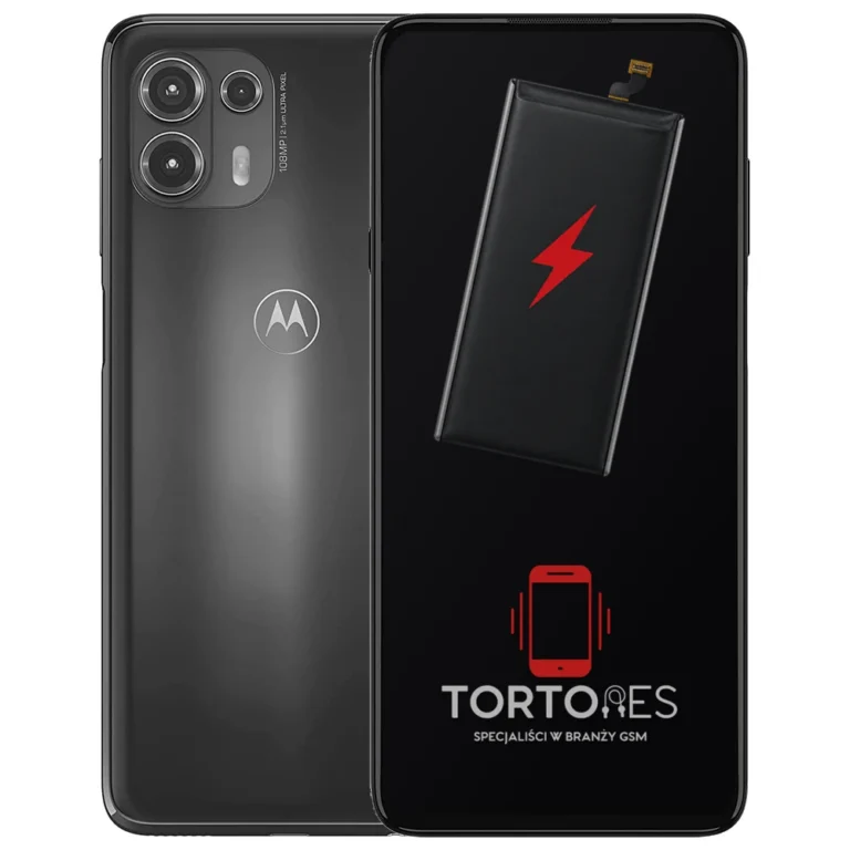 Motorola Edge 20 Lite z ilustracją baterii - wymiana baterii