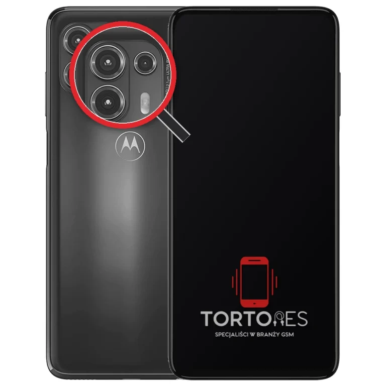 Motorola Edge 20 Lite z lupą na tylnych aparatach - wymiana tylnej kamery
