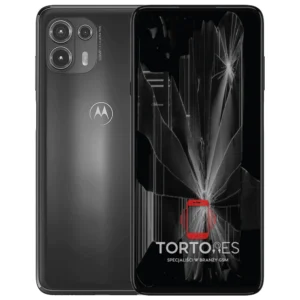 Motorola Edge 20 Lite z ilustracją pękniętego wyświetlacza - wymiana zbitego wyświetlacza