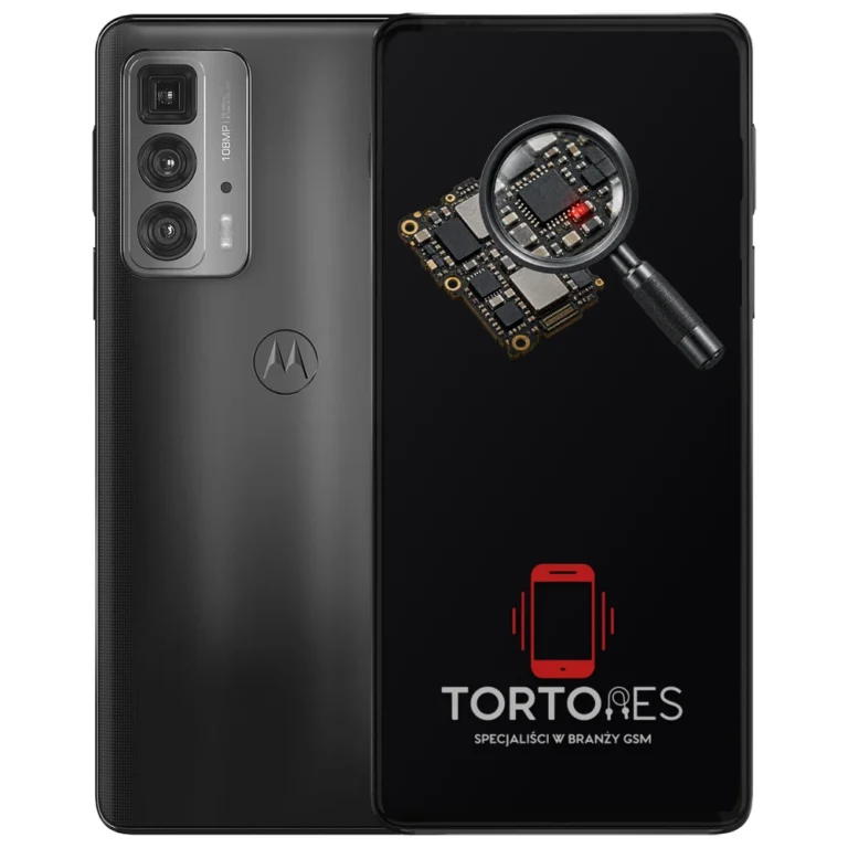 Motorola Edge 20 Pro z symbolem diagnostyki - diagnoza telefonu