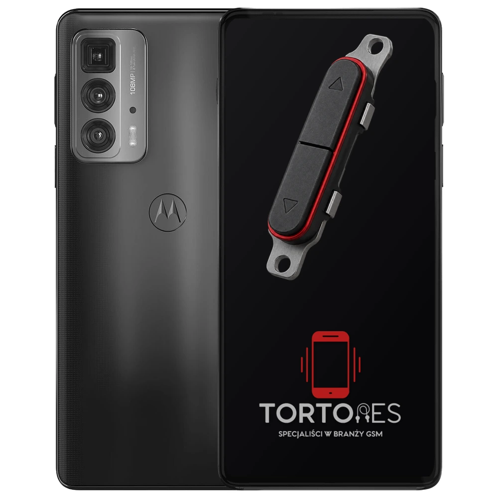 Motorola Edge 20 Pro z symbolem przycisków - naprawa przycisków włączania i głośności