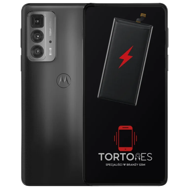 Motorola Edge 20 Pro z ilustracją baterii - wymiana baterii