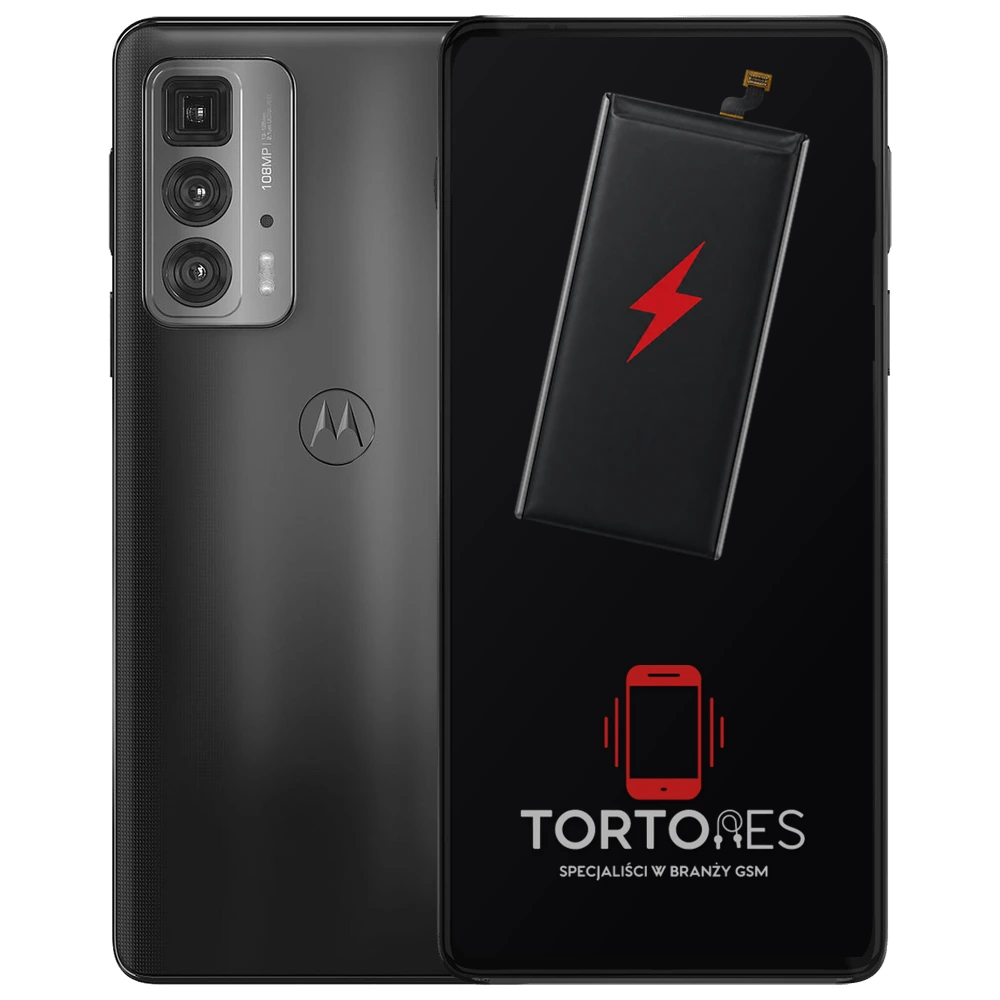 Motorola Edge 20 Pro z ilustracją baterii - wymiana baterii